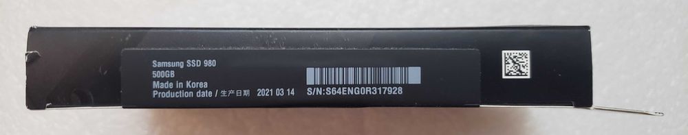 Накопичувач SSD Samsung 980 M.2 2280 500GB MZ-V8V500B/AM