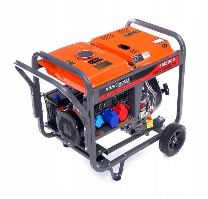 Agregat Prądotwórczy Diesel 8kW Generator 3Fazowy Trójfazowy Sklep New