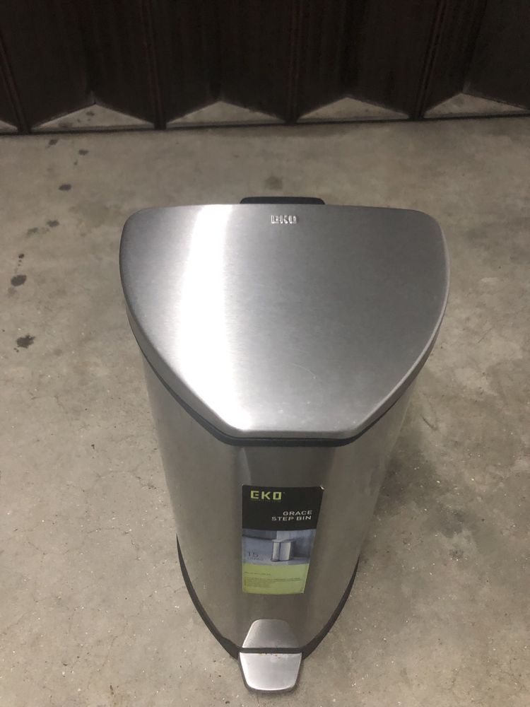 Balde de lixo EKO aço inox 15l