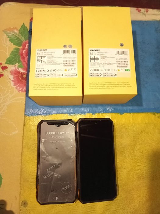 DOOGEE S89/PRO/s100 смартафони захищені комплект повний документи ко