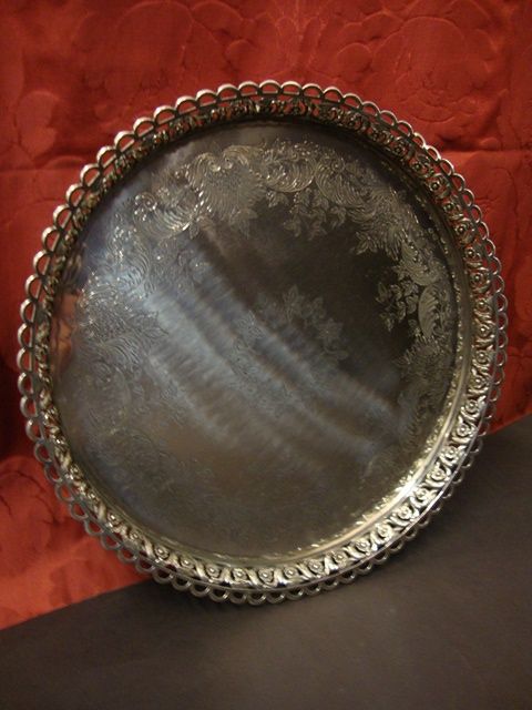 Compoteira antiga em prata portuguesa