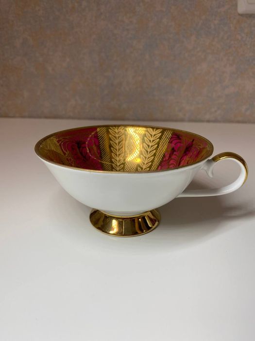 Фарфоровый набор Баварского производства чайное трио (Германия).