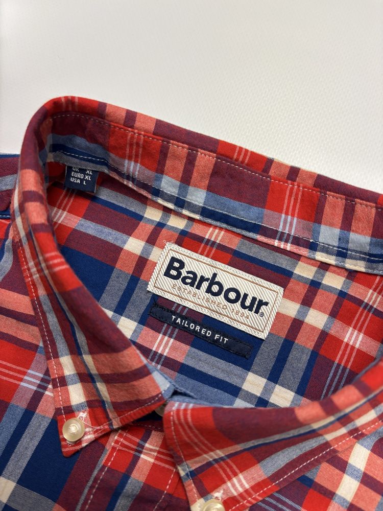 Рубашка Barbour Tailored Fit originals оригинал size L, XL
