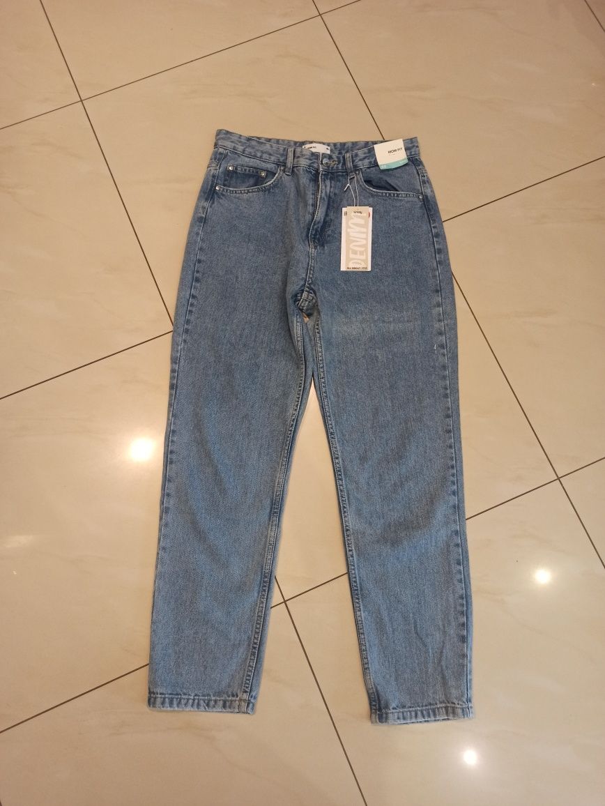 Nowe spodnie jeansy damskie Sinsay, rozmiar 40 (L)