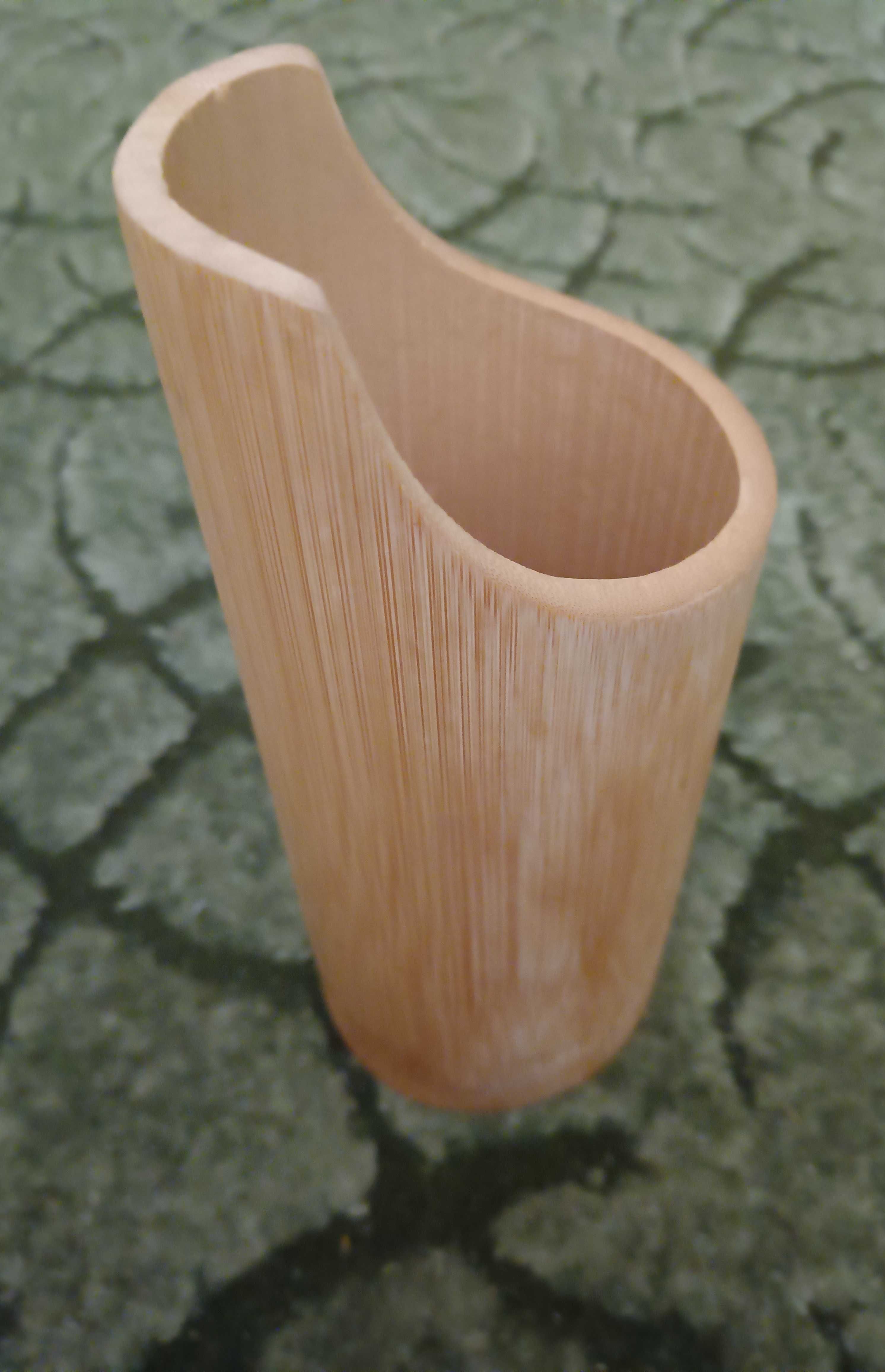 Бамбуковая подставка (ёмкость) для кухонных принадлежностей