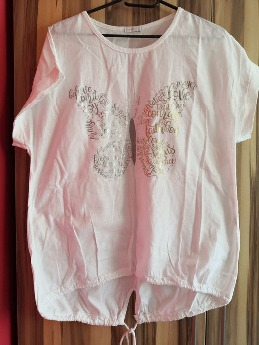 Bluzka biała włoska