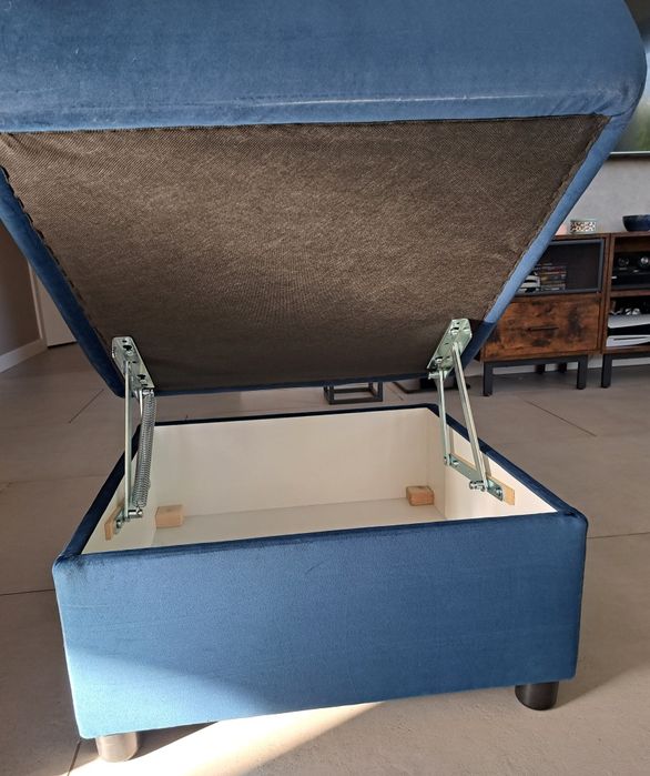 Pufa otwierana granatowa 60x60x40