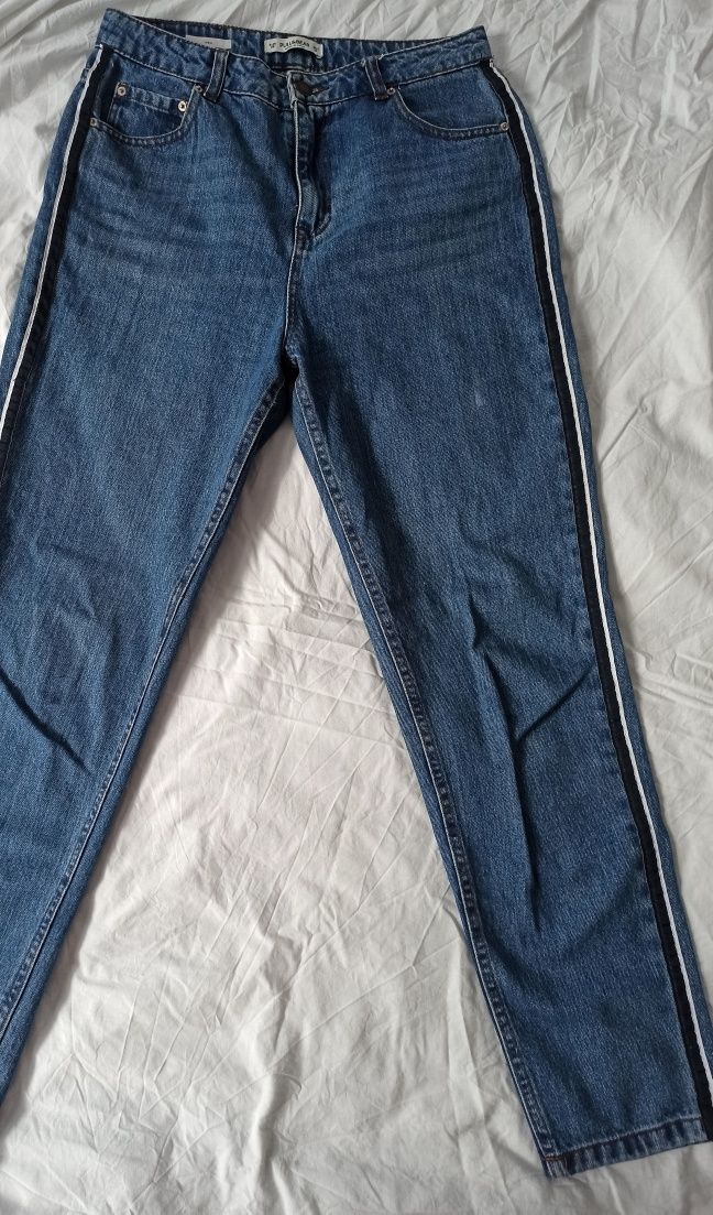 Pull & Bear, 36 rozmiar, S, mom jeans, dżinsy, jeansy