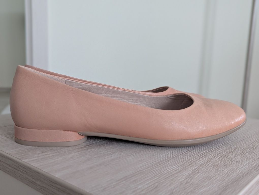 Балетки кожанные Ecco
