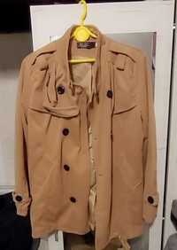 Płaszczyk nowy kurtka w kolorze jasnym brązowym  XL