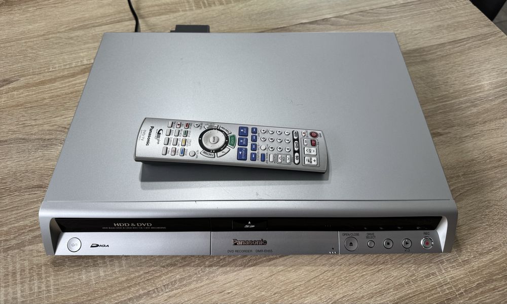 Panasonic DMR-EH55 #Nagrywarka DVD HDD #160GB #SD #DivX #DV-in #Pilot