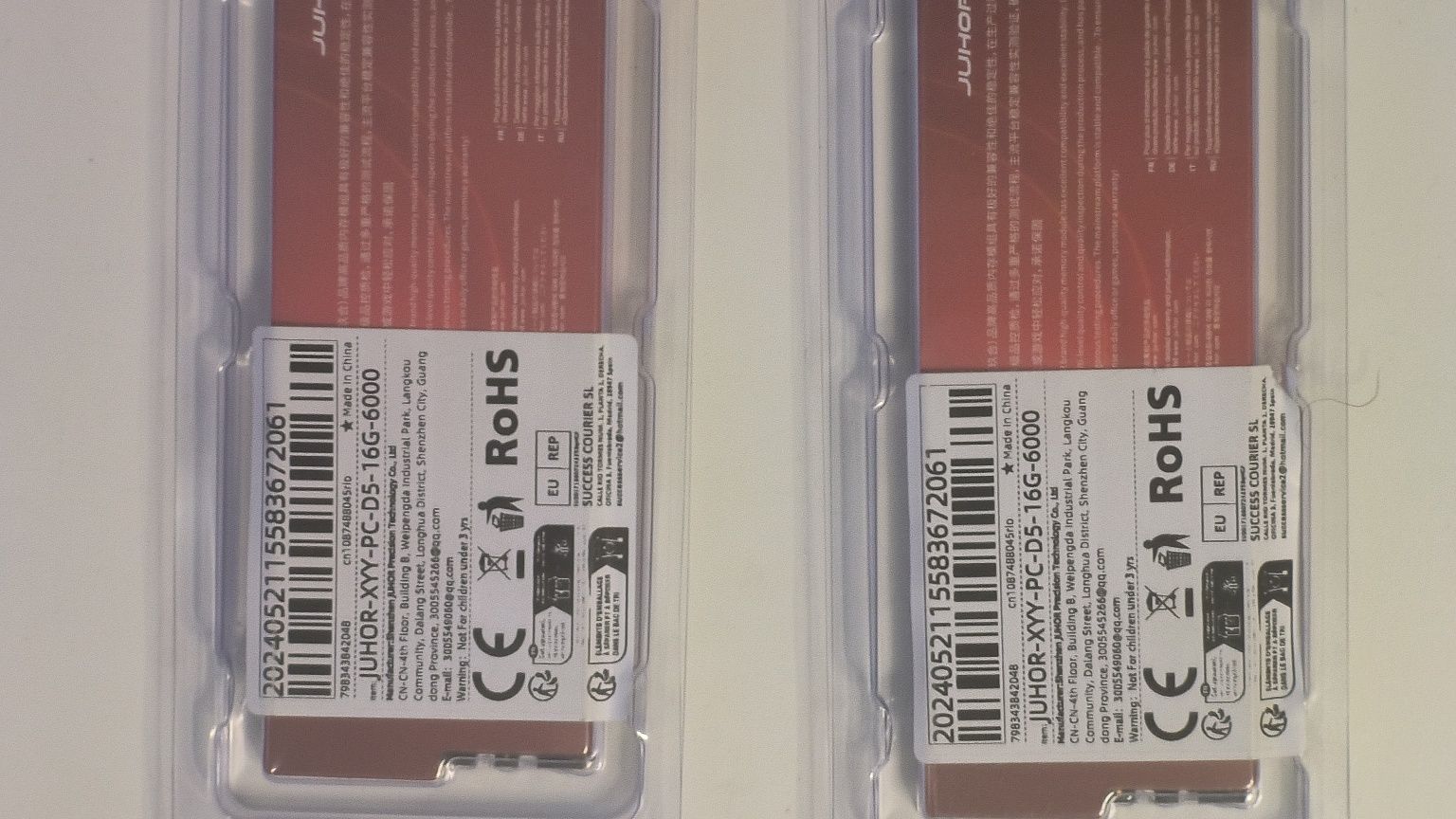 DDR5 6000 MT/s 32GB 2x 16GB