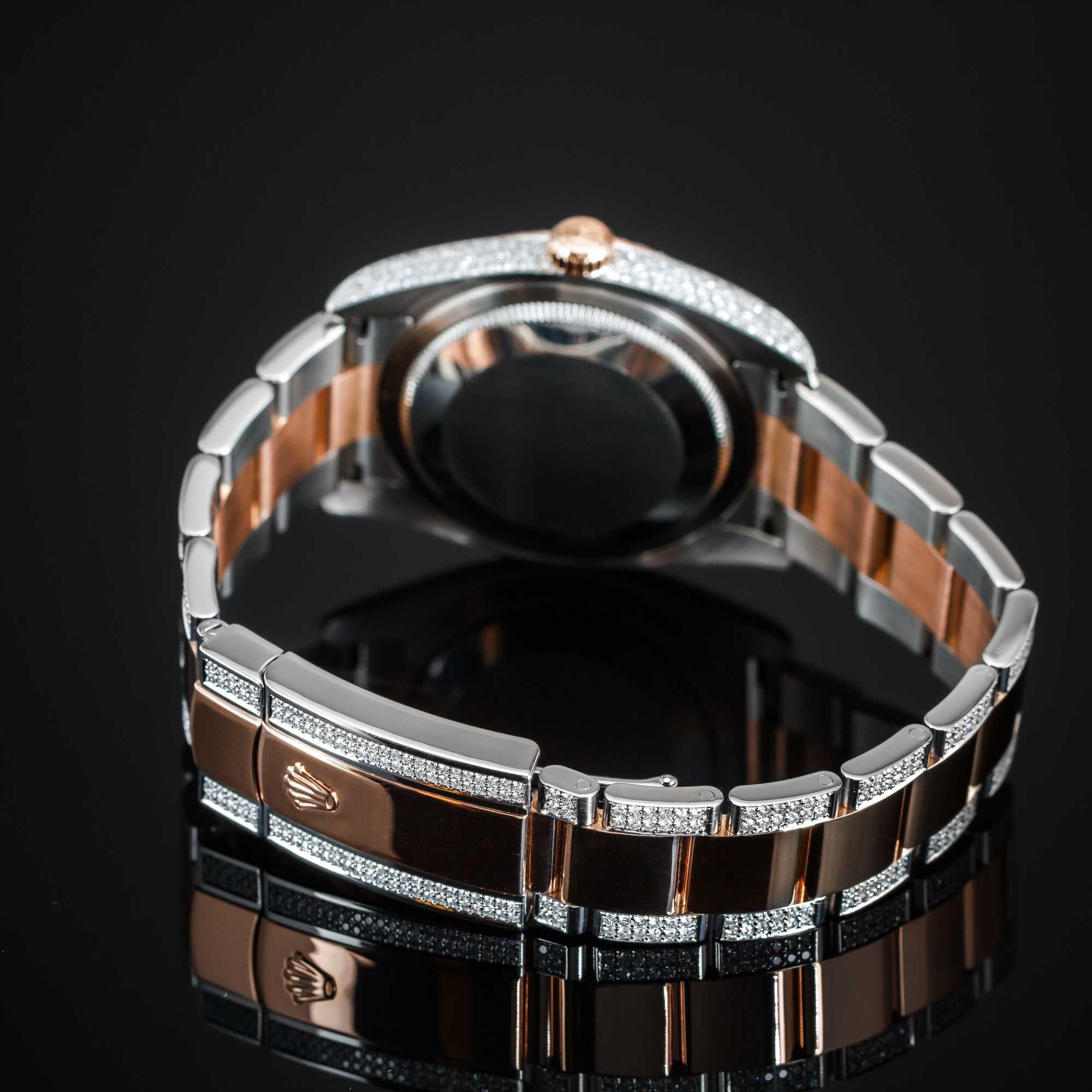 Diamentowy Rolex Datejust 36 różowe złoto