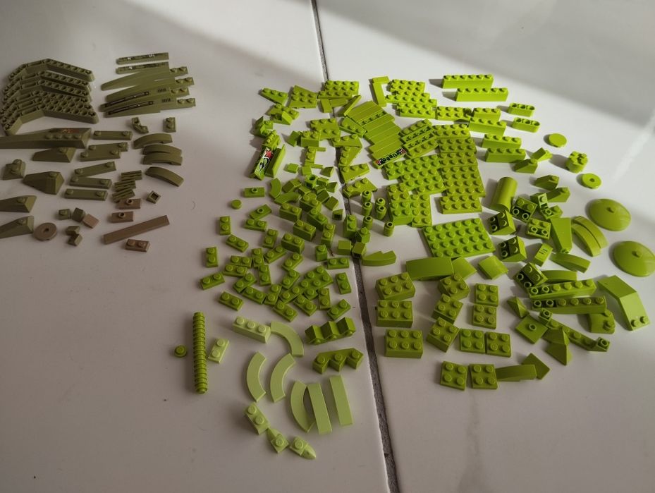 LEGO peças original cor verde claro