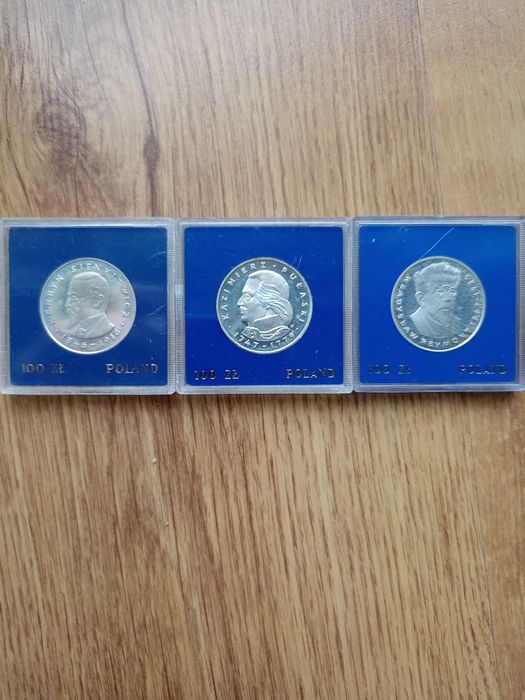 Monety srebrne 100zł