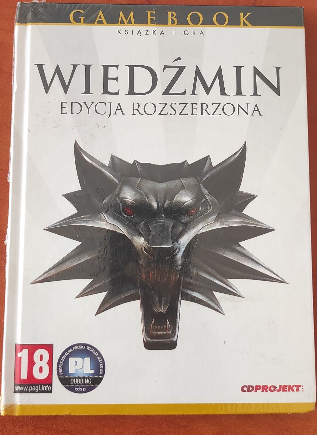 Książka i gra Wiedźmin PL nowa