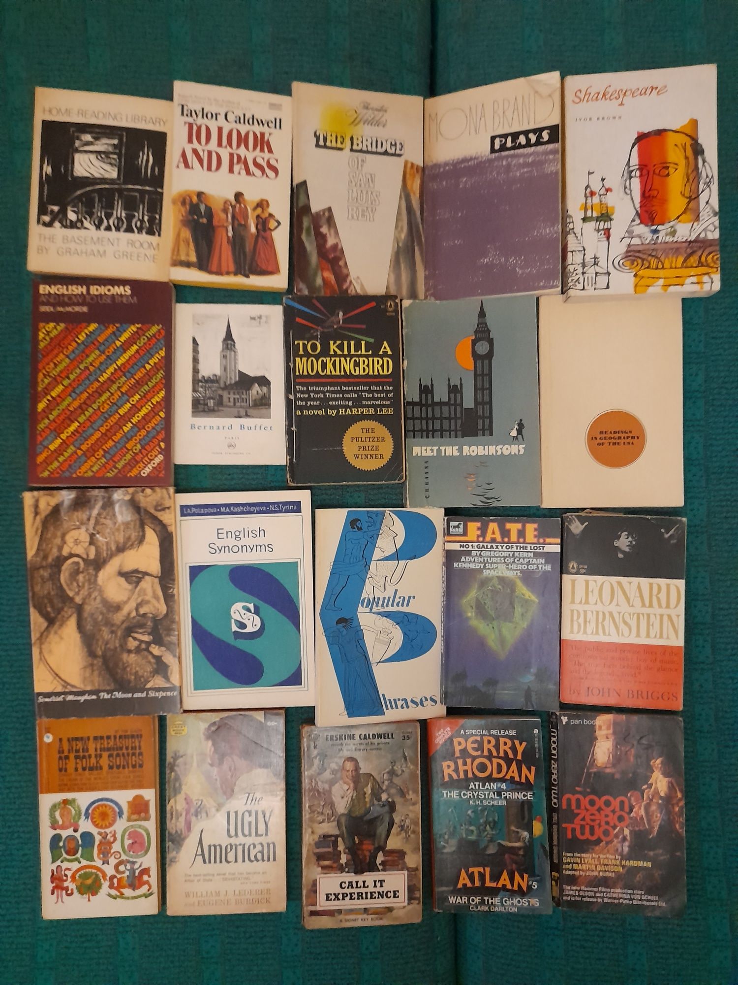 Книги на английском для чтения разные  1950...80года