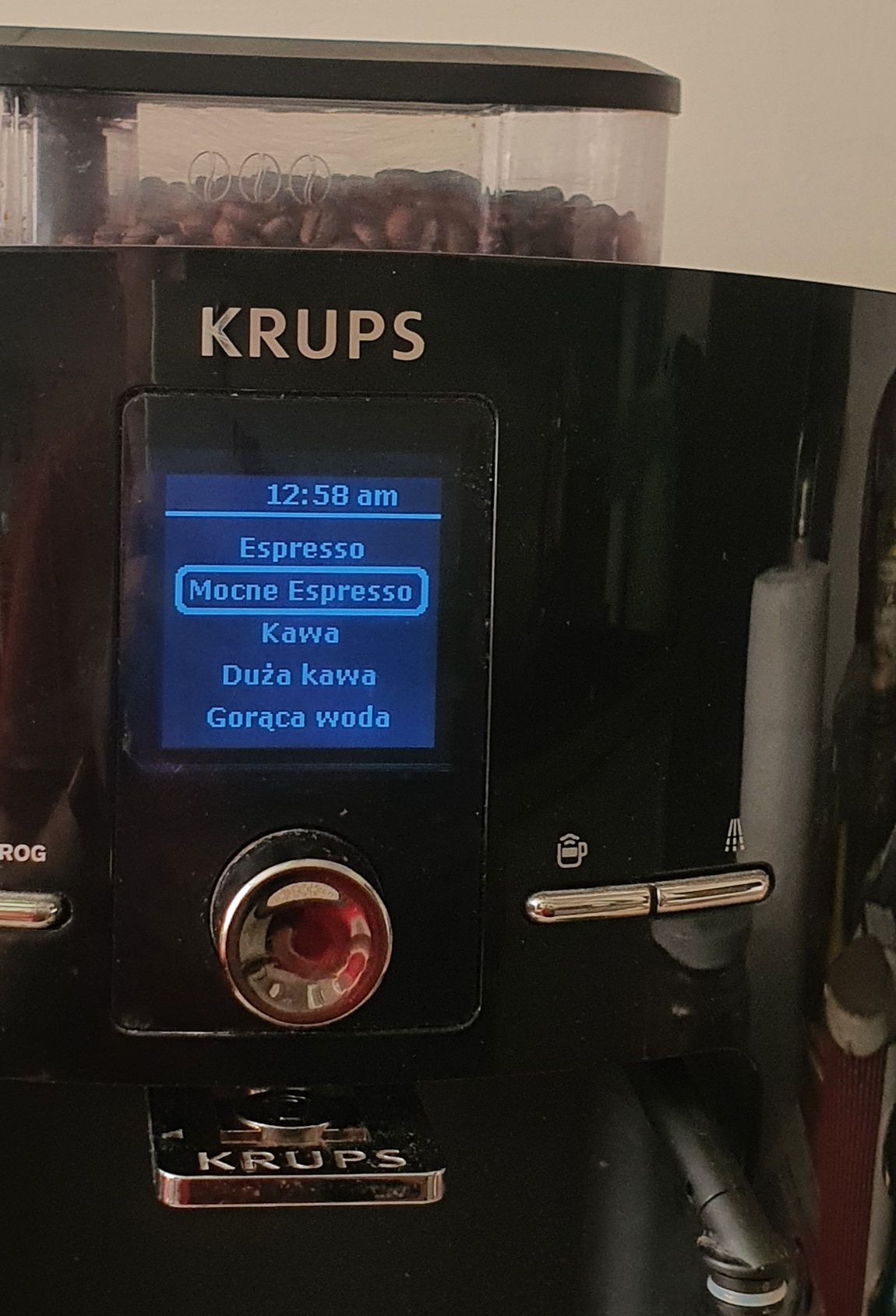 Ekspres do kawy KRUPS EA8298 EA82 EA82* pojemnik mleko Cappuccino