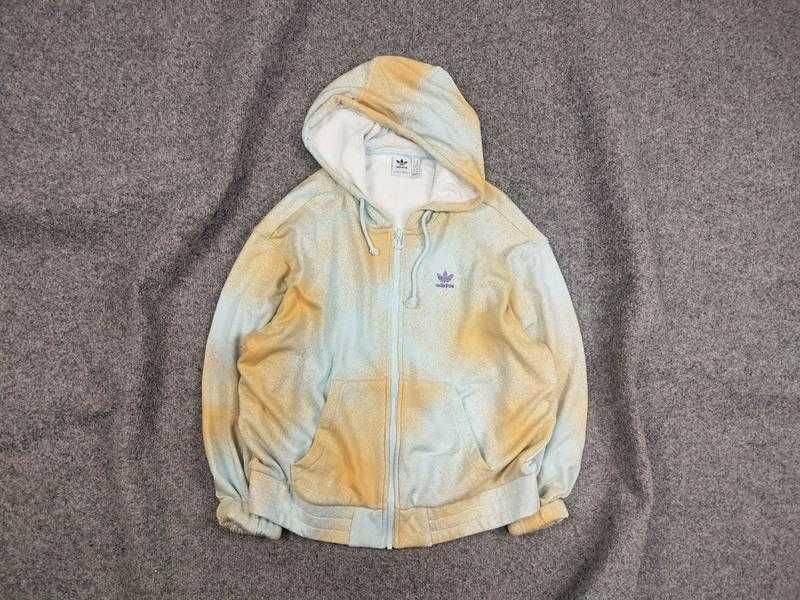 Ідеальне жіноче зіп худі adidas originals allover кофта з капюшоном