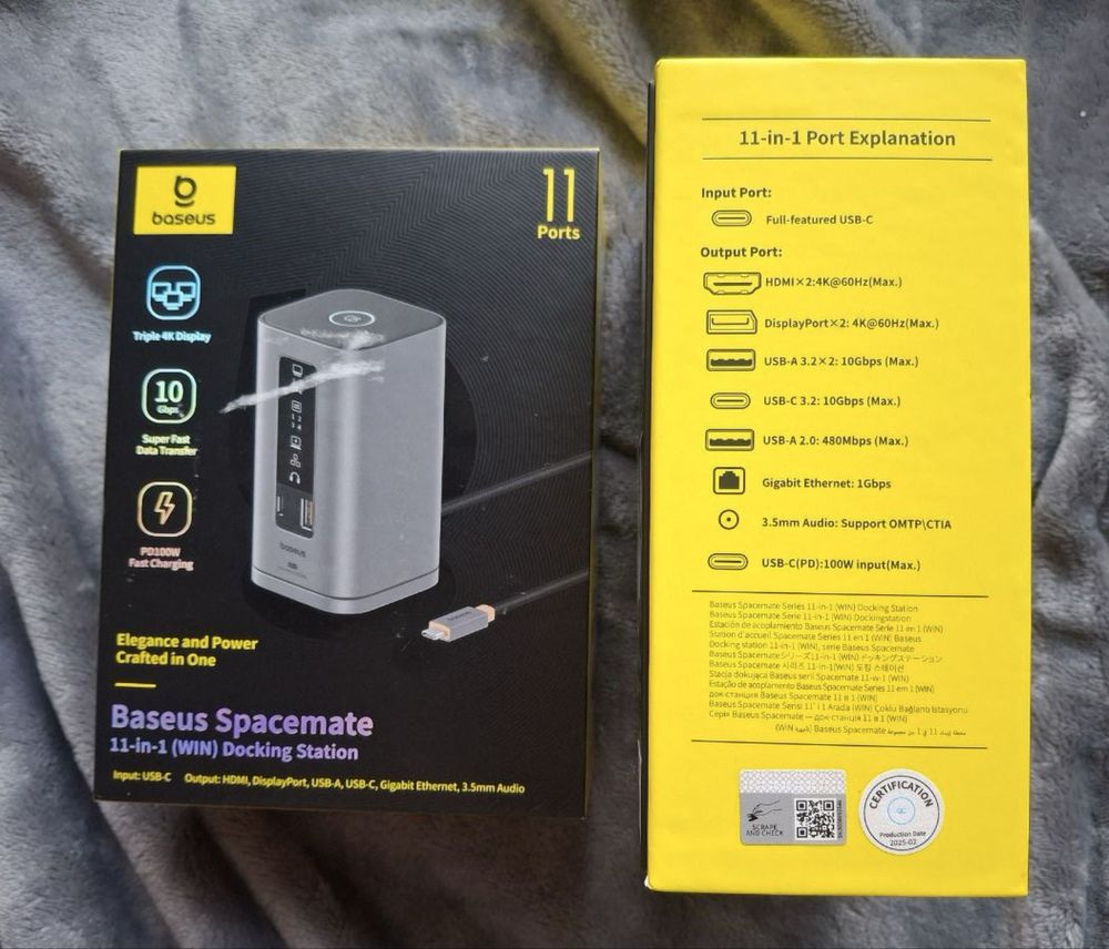 Док-станція Baseus Spacemate 11-в-1 для Windows