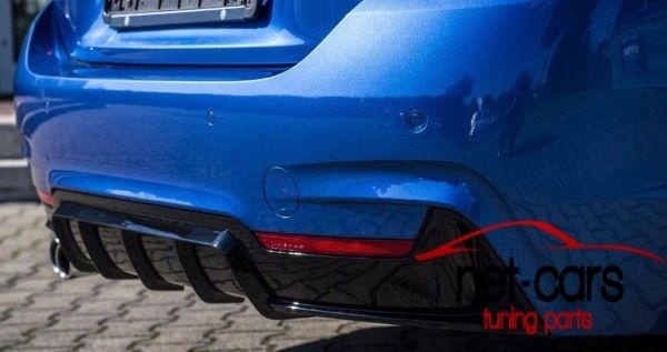 Zestaw BMW F32 F33 F36 MPakiet dyfuzor, dokładka przód + progi mat 00-