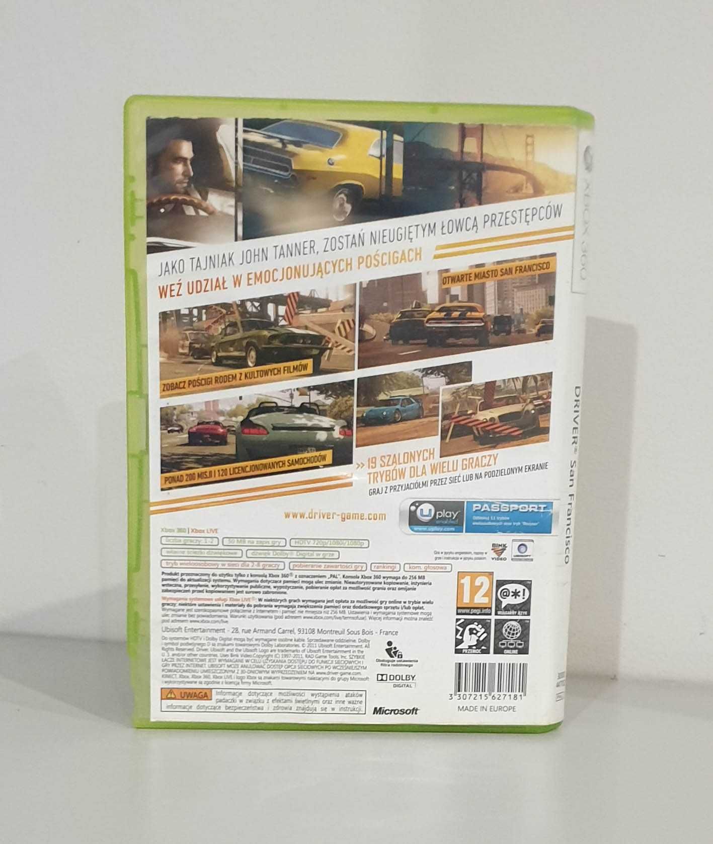 Gra Driver San Francisco X360 PO POLSKU