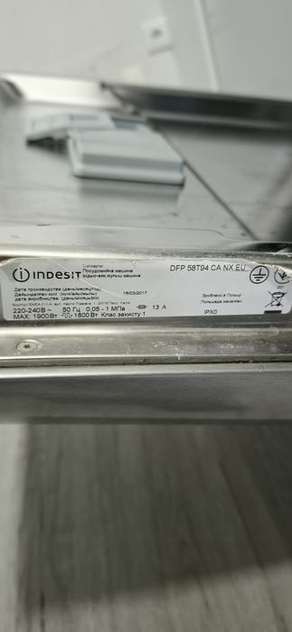 Maquina lavar loiça Indesit DFP 58T94 CA NX EU INOX