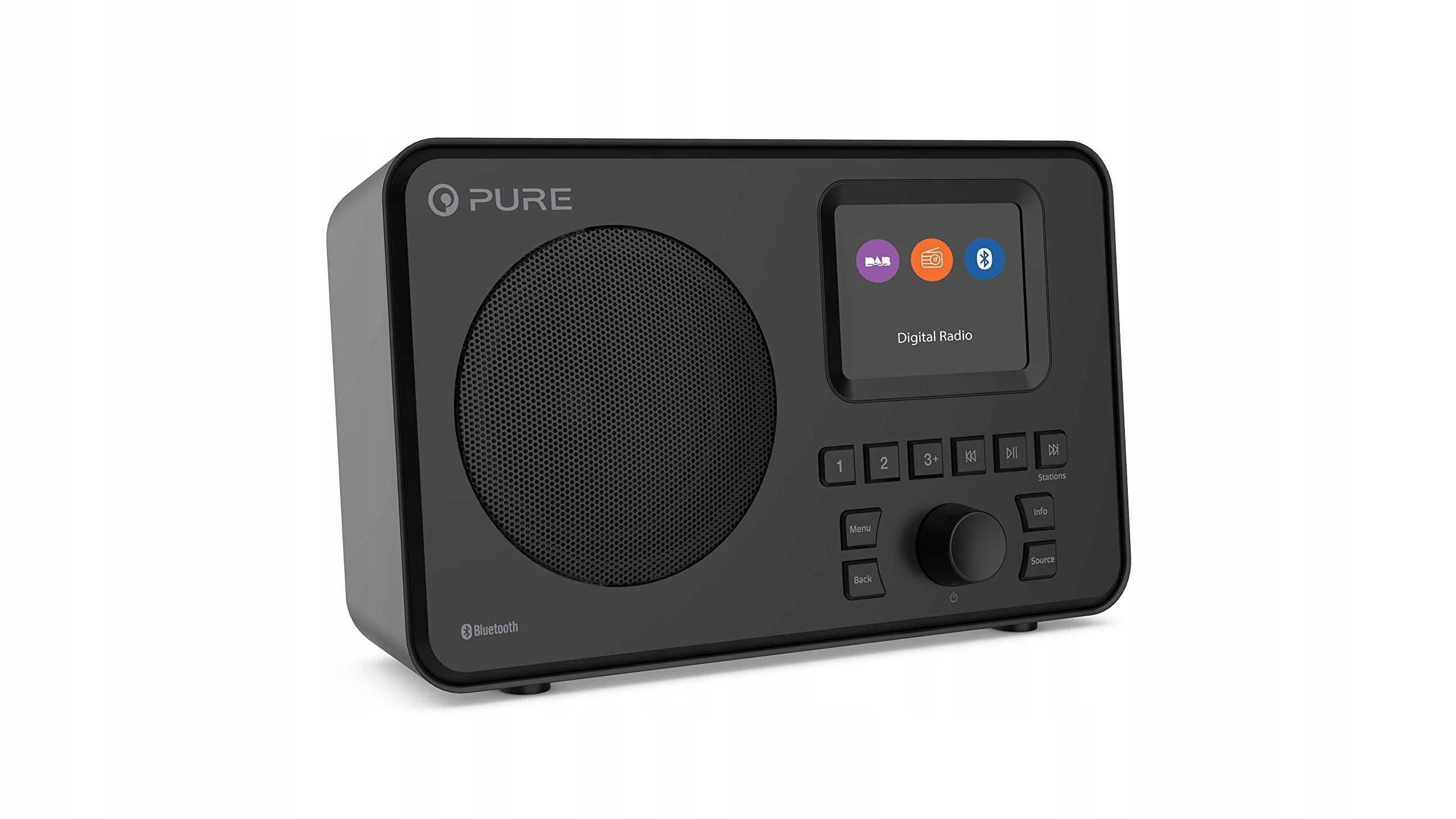 Radio Pure Elan One Czarny DAB+ FM Bluetooh