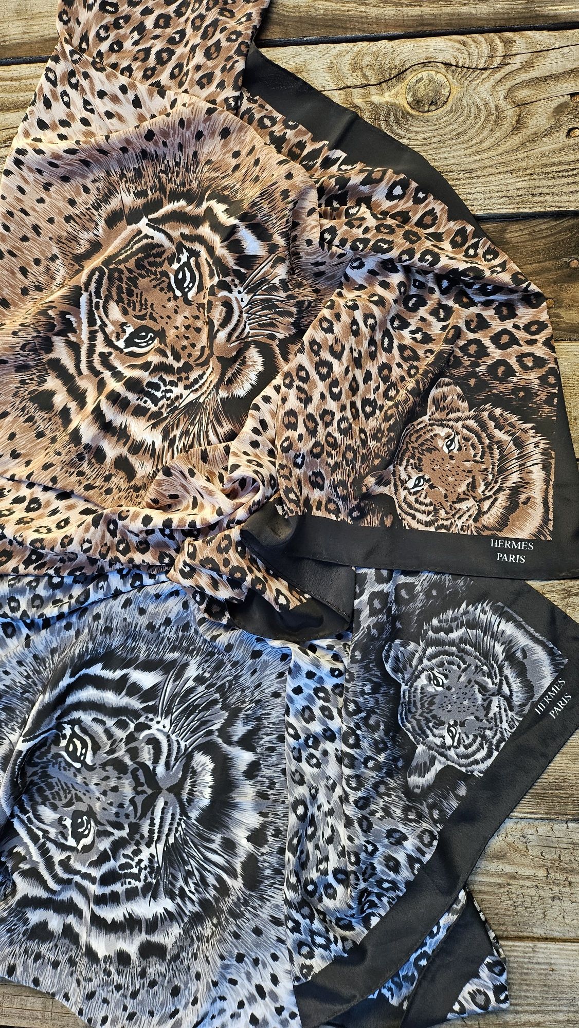 Шарф хустинка hermes leopard
