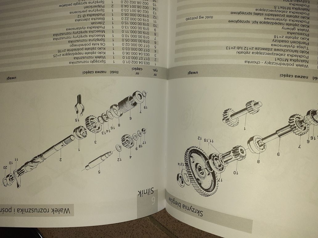 Zestaw instrukcja obsługi katalog czesci+lusterka romet motorynka