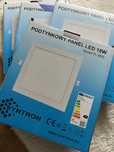 Panel LED podtynkowy kwadratowy, Syntron, biały, 18W, 1 sztuka