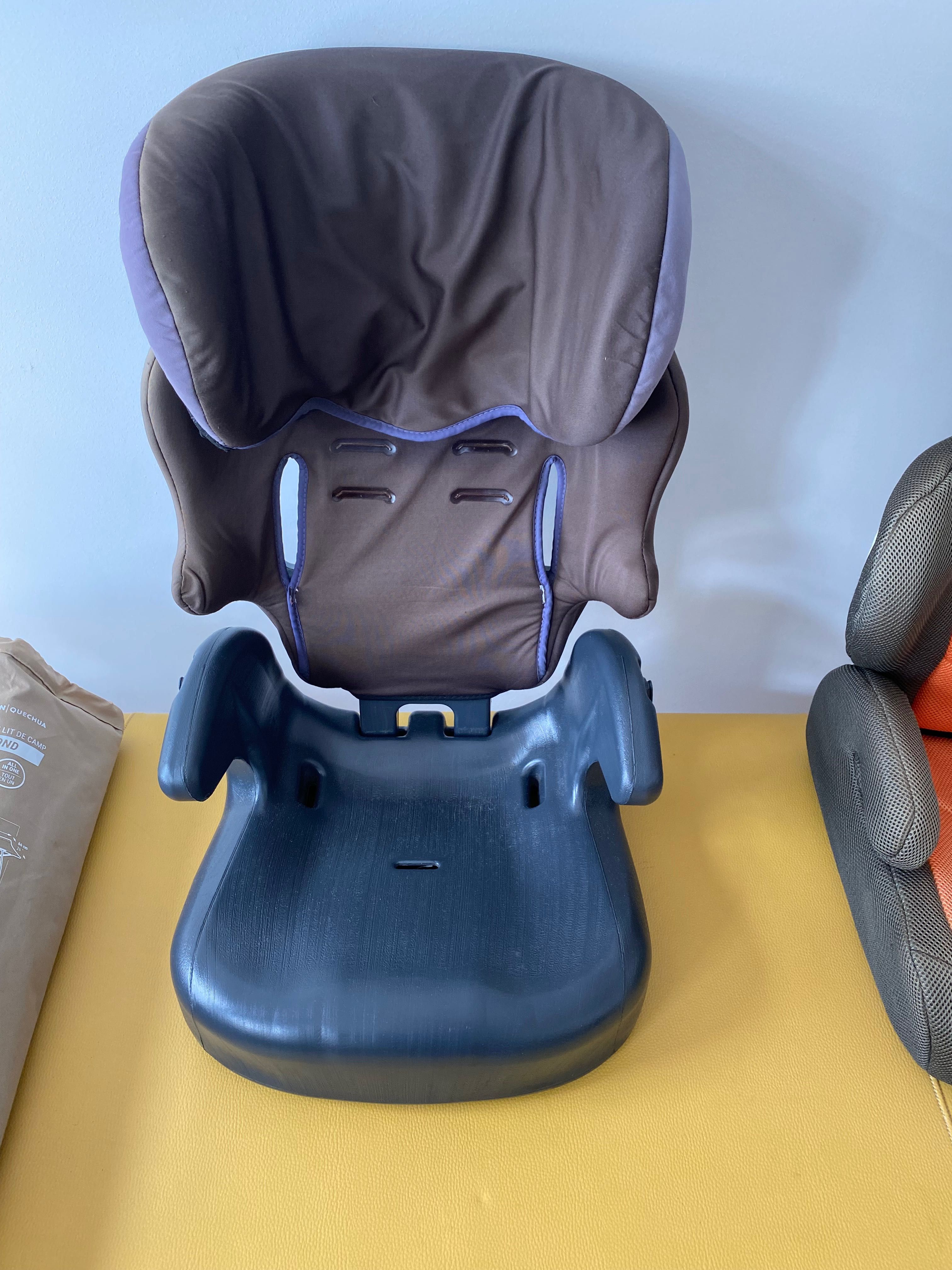 Cadeira auto e cama de viagem