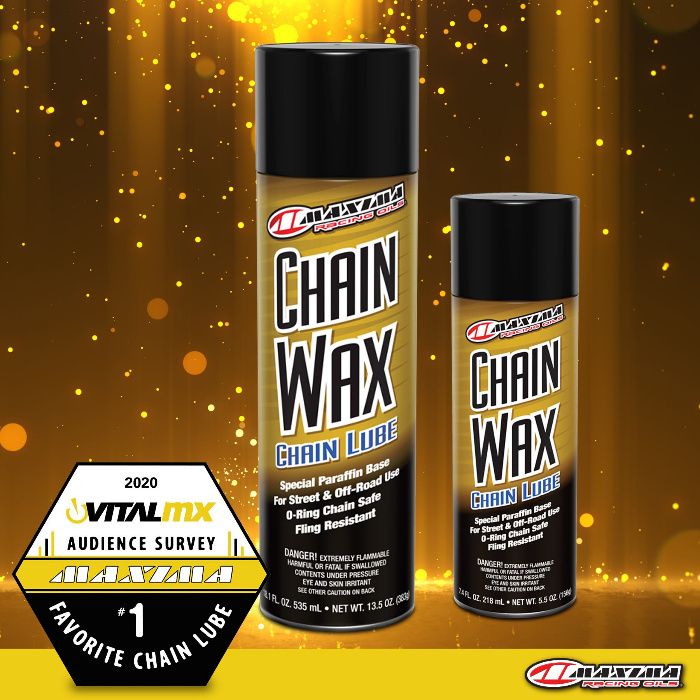 Смазка для мото цепи Maxima CHAIN WAX (400мл) ОРИГИНАЛ. Сделано в США!