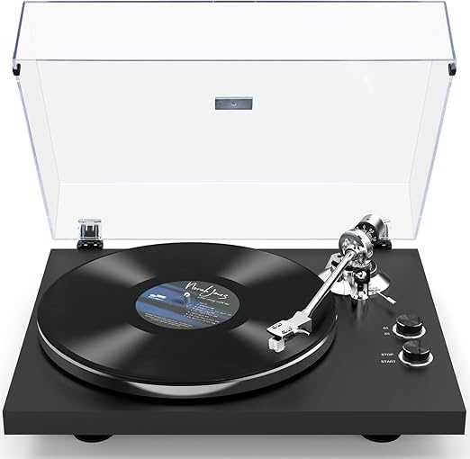 Gramofon SeeYing Vintage z napędem pasowym Bluetooth, winylowy 2 tryby