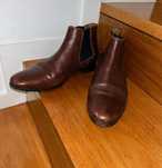 Botins em pele castanho Aldo