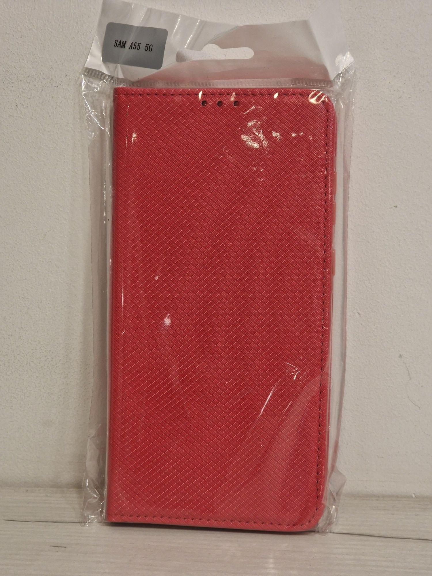 Kabura Smart Book MAGNET do SAMSUNG GALAXY A55 5G Czerwona