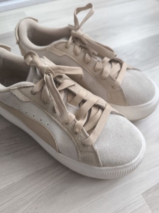 Buty sportowe sneakersy Puma beżowe kremowe rozmiar 39