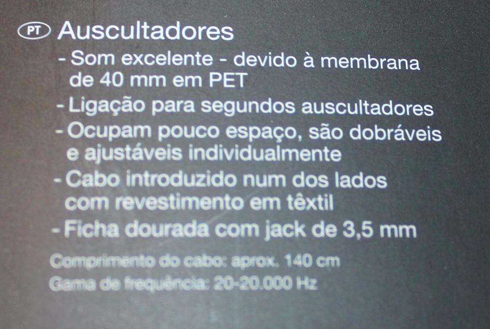 Auscultadores Preto edição limitada (Várias Cores)