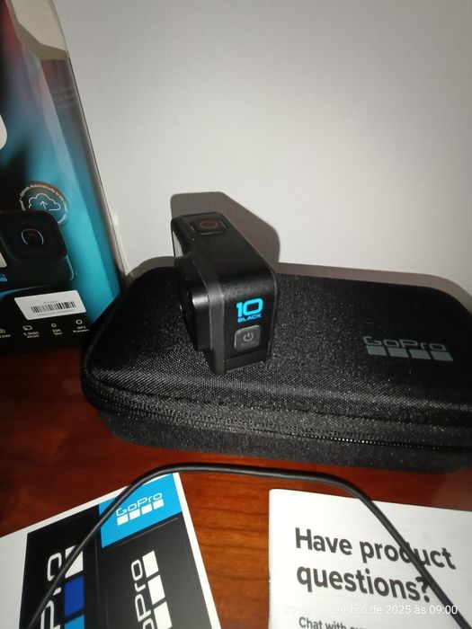 GoPro 10 Black + cartão 128gb