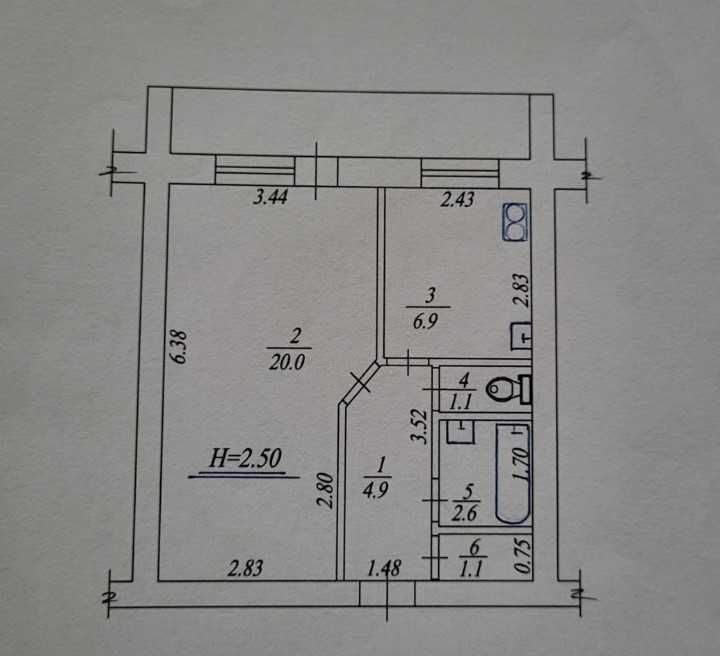 Продам 1 к.кв, ремонт, Гагарина 74, Державинская (метро 10 мин пешком)