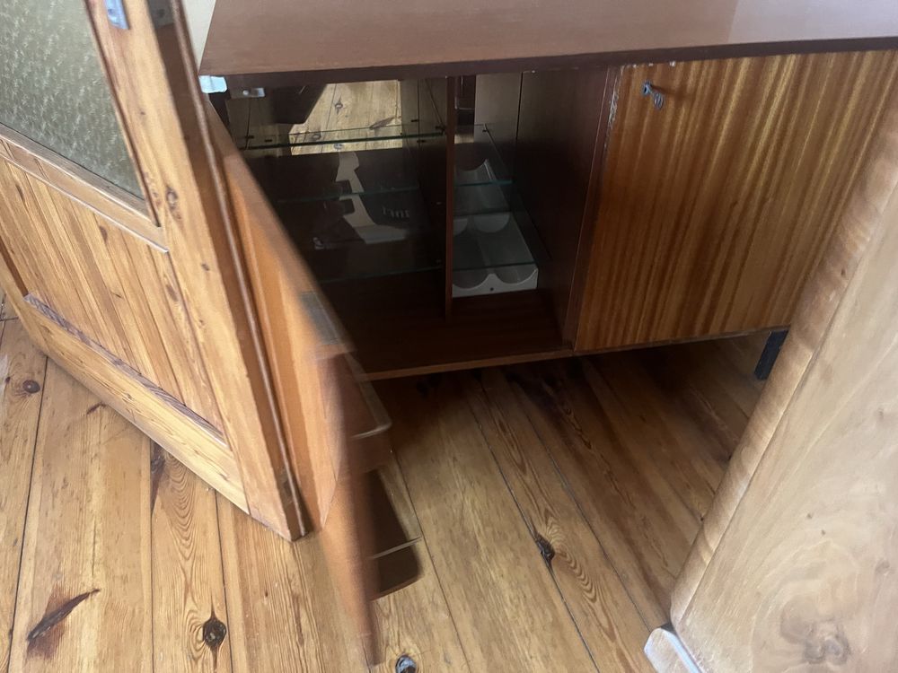 Komoda szafka z lodówką unikat vintage prl