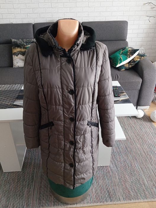 Płaszcz damski pikowany