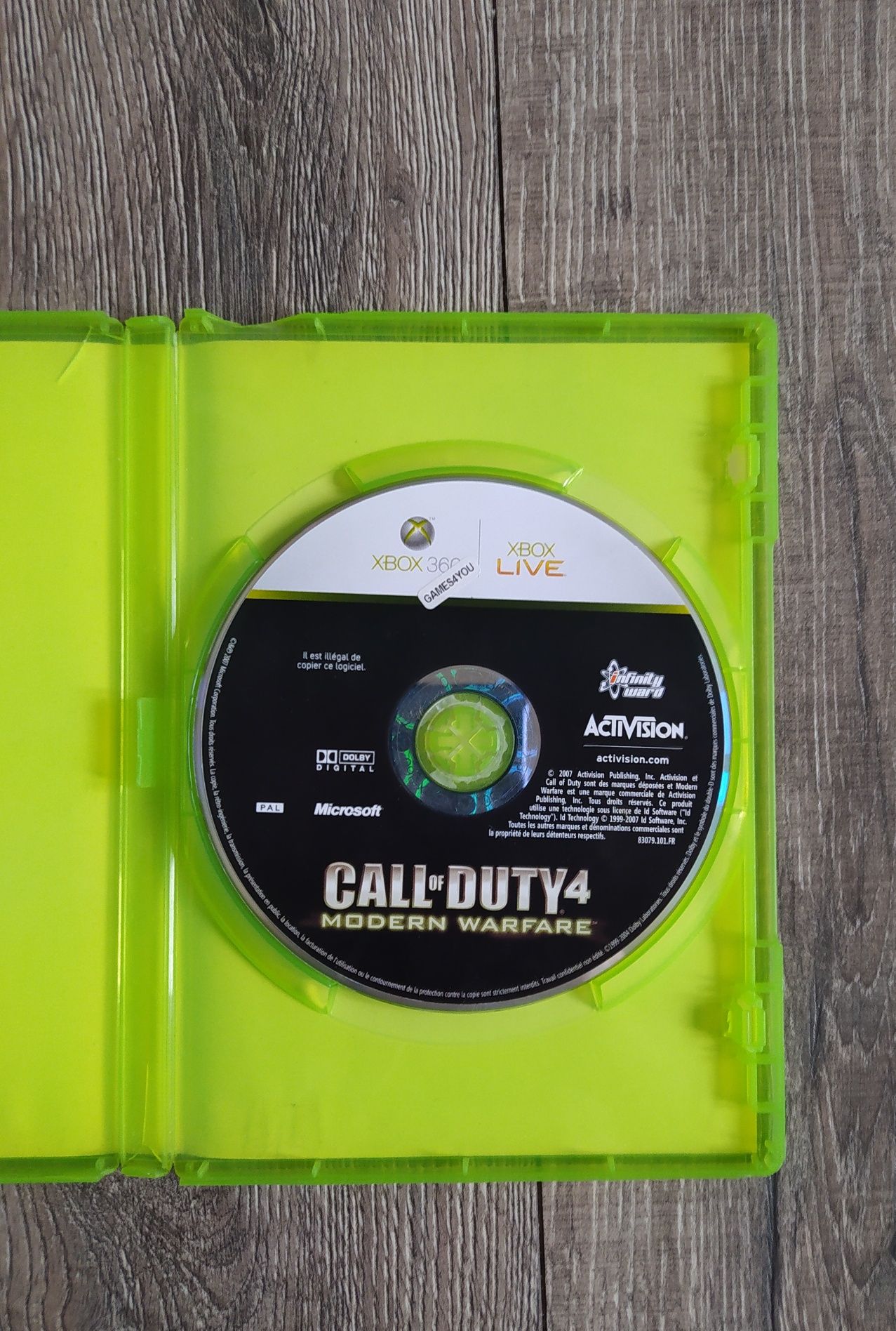 Gra Xbox 360 Call of Duty MW4 Wysyłka