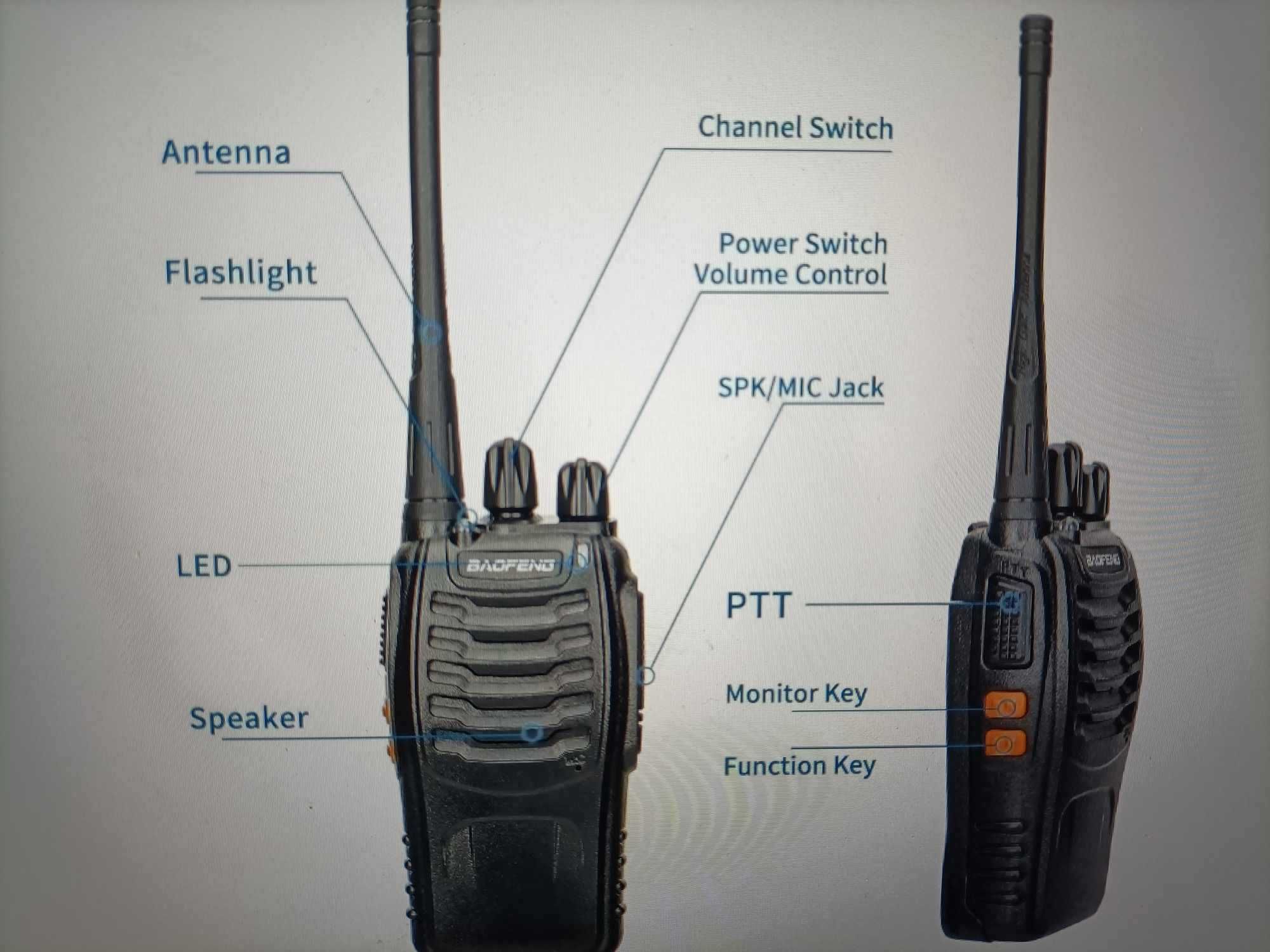 Krótkofalówka Bedee WALKIE TALKIE BF-888S