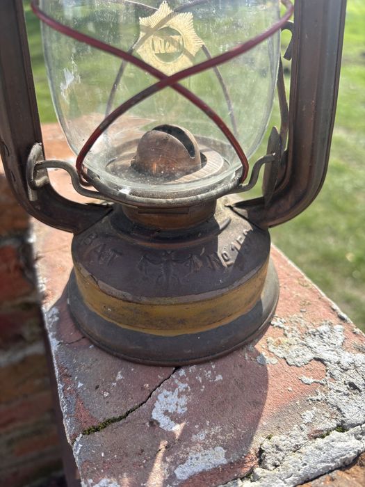 Stara Lampa naftowa, latarenka BAT prod. GDR. Numer 158