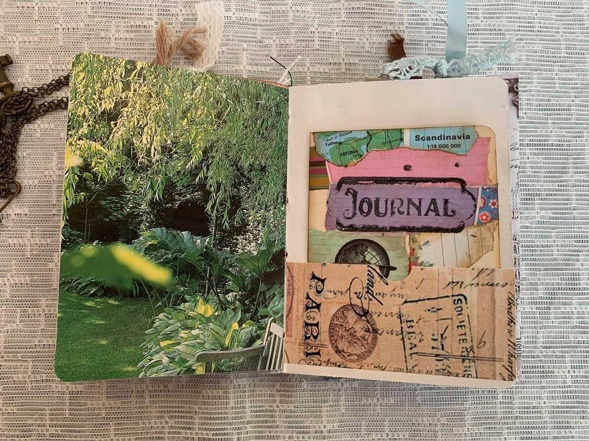 Junk Journal Handmade "Old memories"