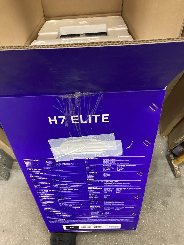 H7 Elite. Obudowa do kmputera. NZXT H7 Elite Czarna