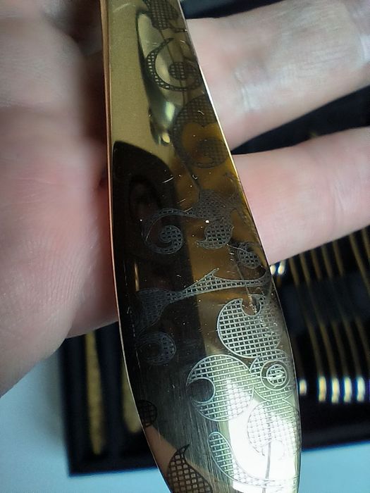 Набор столовых приборов Herdmar Santamarta Gold. Португалия.