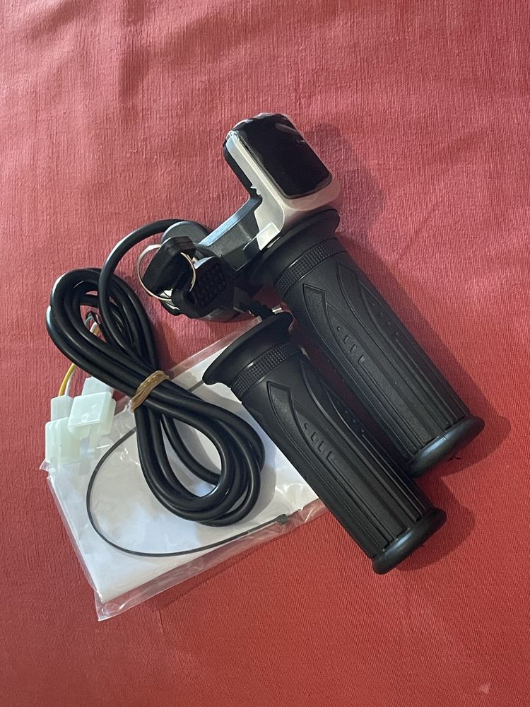 Kit Acelerador Trotinete Elétrico e Manopla com Display LED