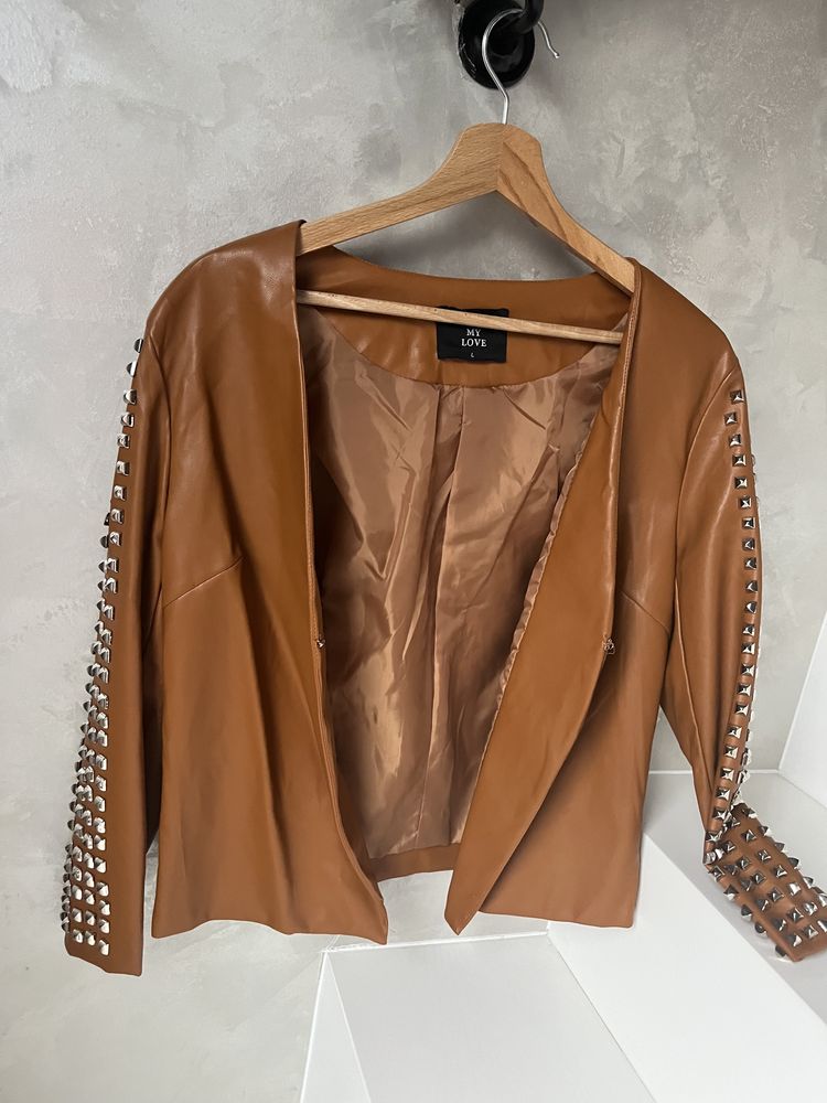Marynarka camel cwieki
